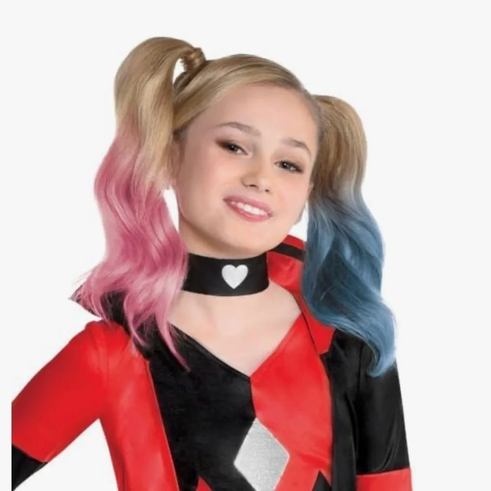 DC Comics Harley Quinn Kids Costume - Red and Black